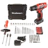 Fleming Supply Fleming Supply 20V Lithium Ion Cordless Drill Set 922487DSJ